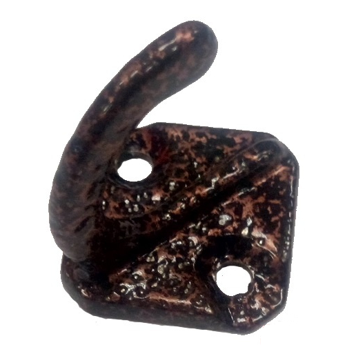 Крючок-вешалка одинарный медь (№25)