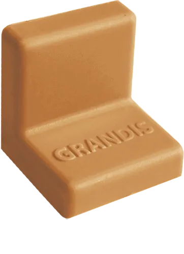 Уголок с заглушкой 25х25 Ольха