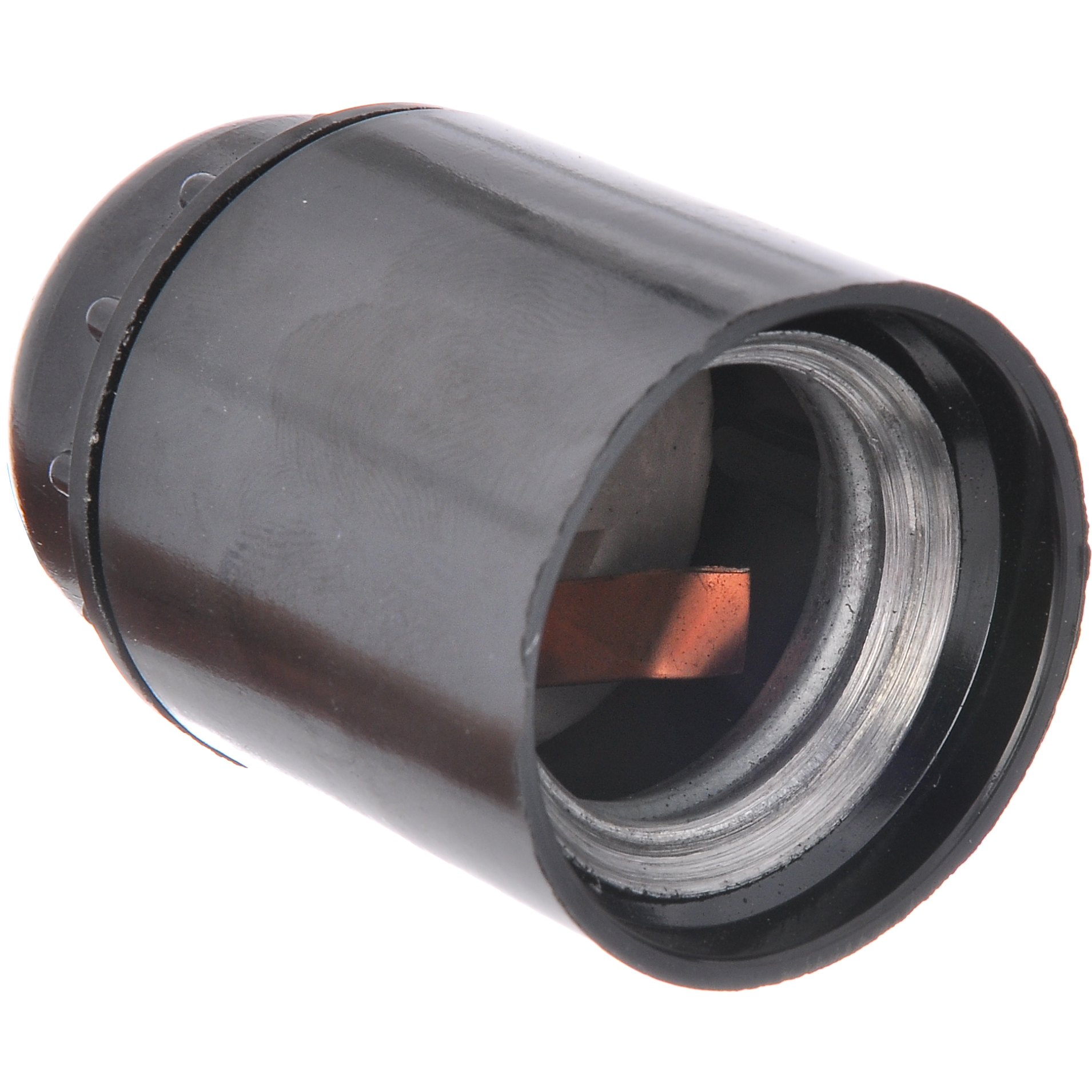 Патрон карболит подвесной Е27 (черный)