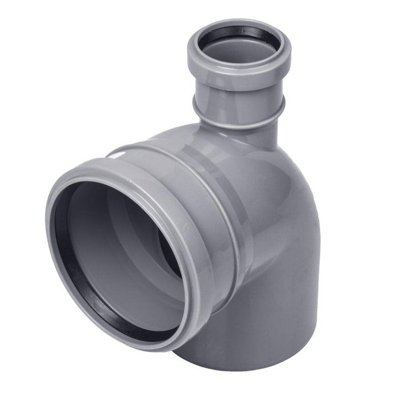 Угол 110мм х 90 град. с выходом 50мм вверх