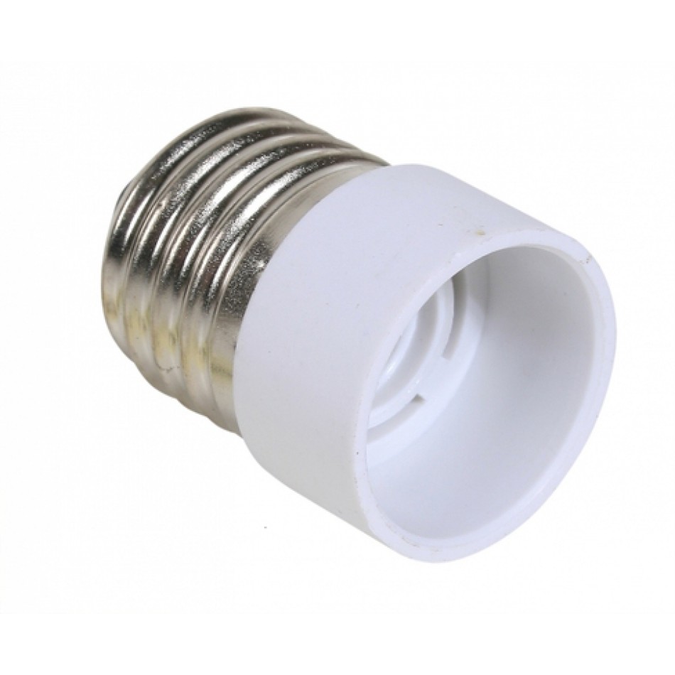 Переходник с Е27 на Е14 (белый)