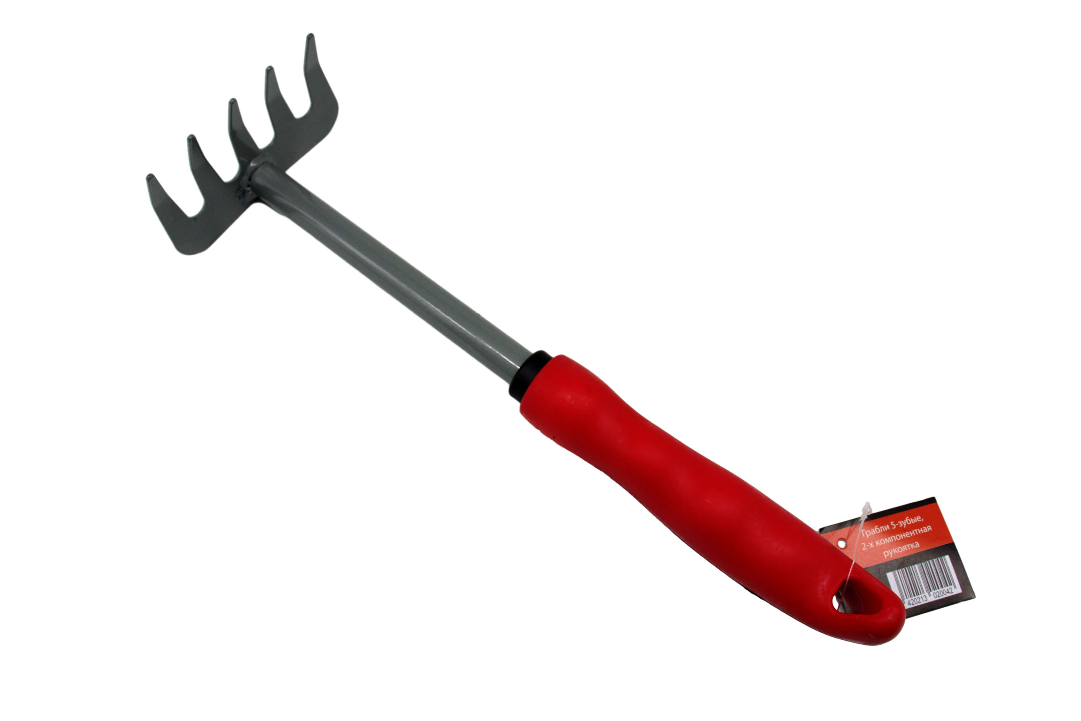 Грабли 5-зуб , 2-х компонентная рукоятка