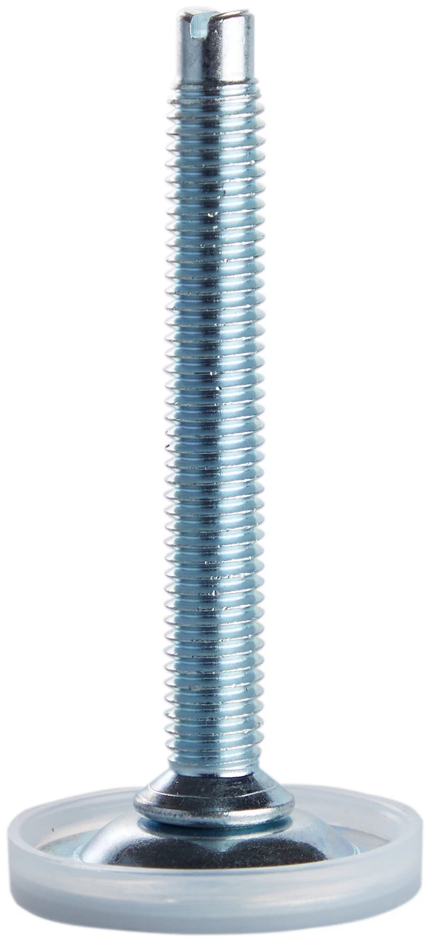Опора регулируемая М08 х 70 с прозр. подпятником