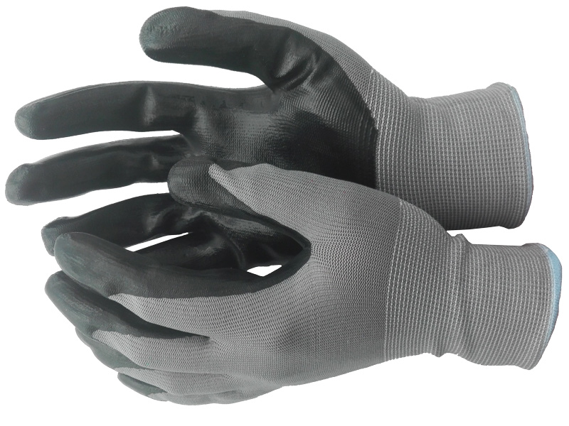 Перчатки нейлоновые с нитриловым покрытием (ГЛАДКИЕ)