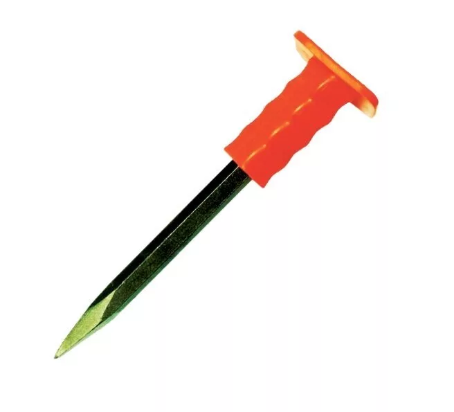 Скарпель острая с защитой для рук 250 мм