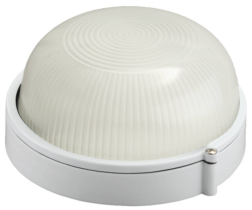 Светильник НПП - 60 W (круглый, белый)