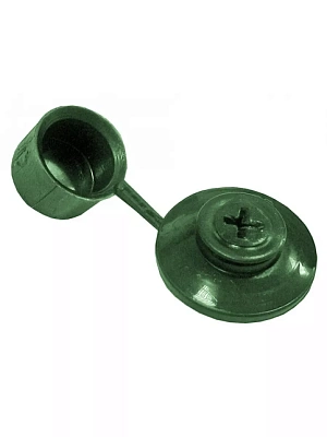 Шайба кровельная  с колпачком ЗЕЛЕНАЯ (250)