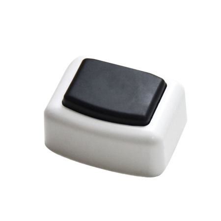 Кнопка звонка, белая прямоугольная клавиша (Hegel)