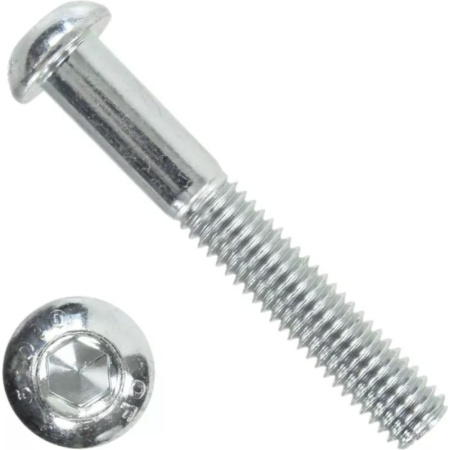 Винт с полукр. головой и вн. шестигранником М12 х 35 (10,9)