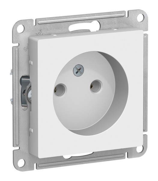 Розетка скрытая 1-ая ATLASDESIGN (белая) Розетка скрытая 1-ая ATLASDESIGN (белая)