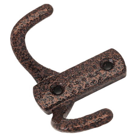 Крючок-вешалка двойной горизонт. медь  (№10)