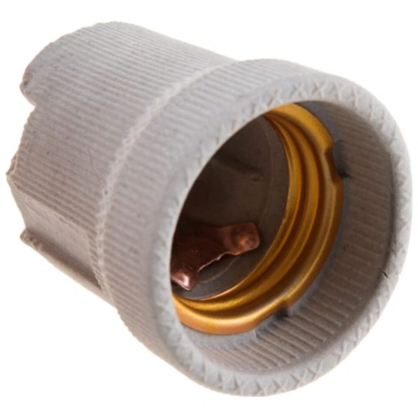 Патрон керамический подвесной Е27 (белый) "