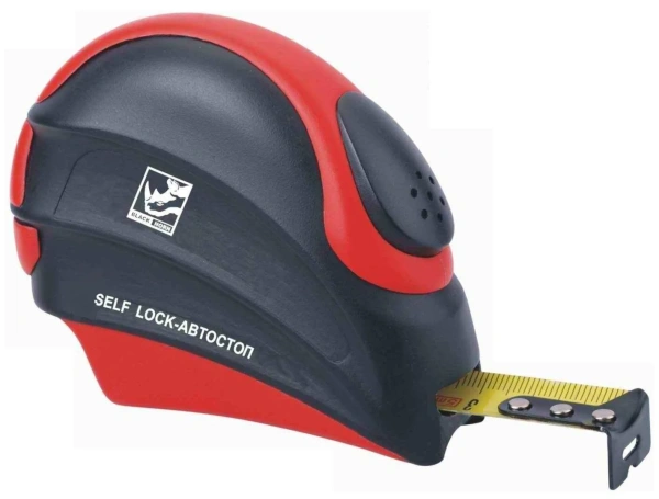 Рулетка с автостопом "BlackHorn"  07,5 м х 25 мм