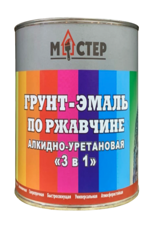 Грунт-Эмаль АУ 3в1 зеленая 0,9кг