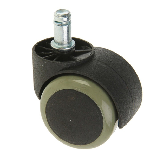 Колесо штырь М11 50мм обрезиненное