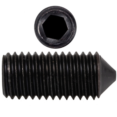 Винт установочный DIN 914  М12 х 12 (острый конец)