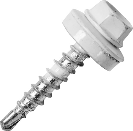 Саморез кровельный 4,8 х 51 (9003 белый)      2300