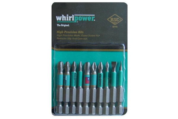 Набор насадок WP 10 шт. PH/PZ/SL - 50 мм.