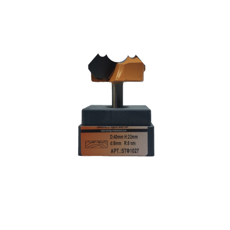 Фреза паз. для розеток STF 1027  08 х 40 х 22 R8