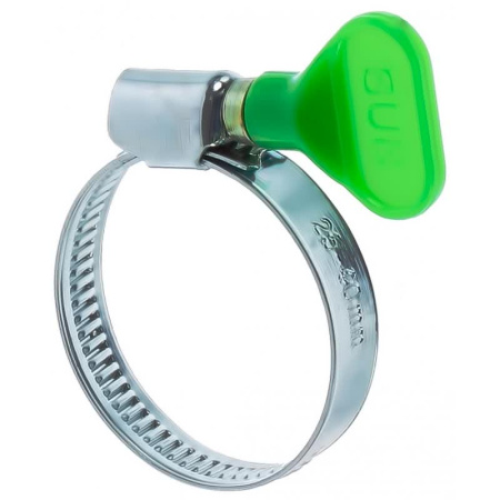 Хомут червячный 016 - 25 мм. (бабочка)нерж.