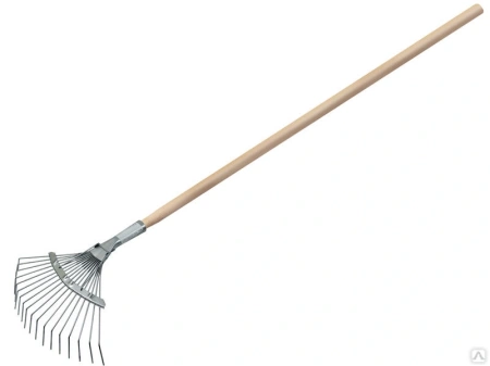 Грабли  веерные 22-х зуб. ,круглый зуб