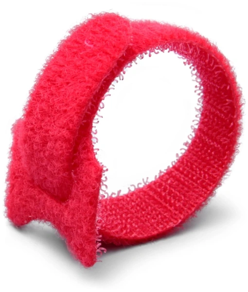 Стяжка-велькро 16 х 310 (красная) (20)