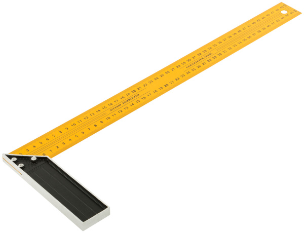 Угольник столярный желтый 500 мм