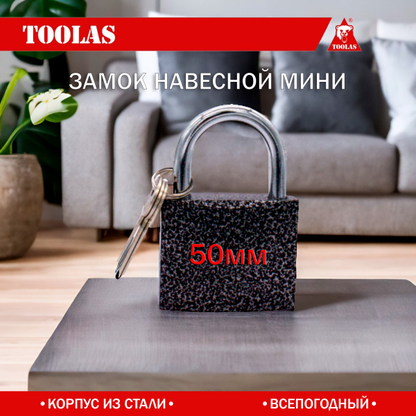 Замок навесной МИНИ 50 мм.