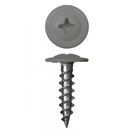 Саморез пресс-шайба 4,2 х 16 остр. (7004 серый)