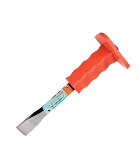 Скарпель плоская с защитой для рук 16 х 250 мм