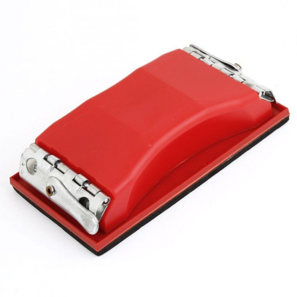 Блок для шкурки с подложкой  210 х 105 Toolas (красный)