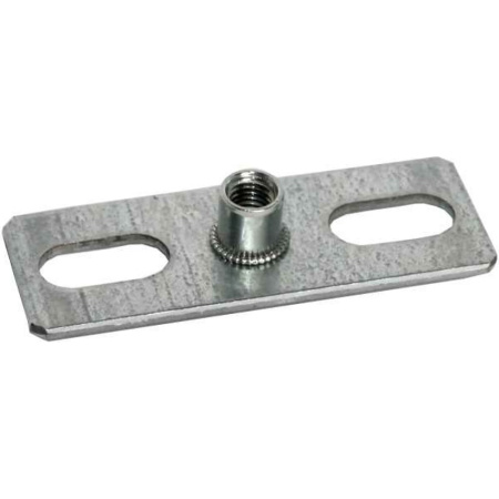 Пластина опорная обл. 80 х 30 (2 отв. М10) (100)