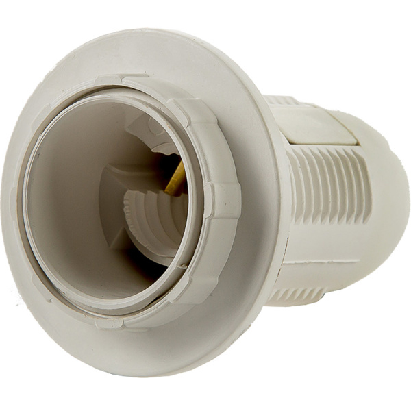 Патрон термопластиковый для люстр Е14 (белый)