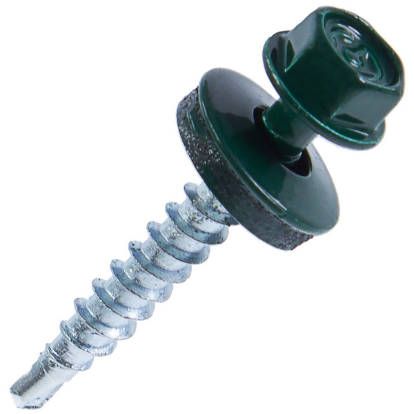Саморез кровельный 4,8 х 29 (6005 зеленый)    3500