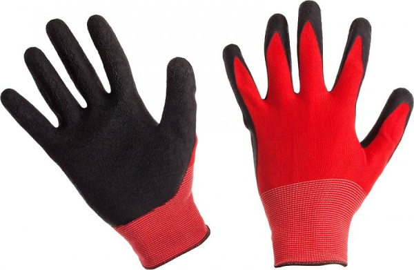 Перчатки нейлоновые с рифленым покрытием (РИФЛЕНЫЕ)