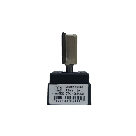 Фреза пазовая прямая STF - 1003 08 x 18 х 30