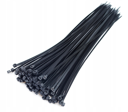 Стяжка нейлоновая 8 х 350 (черная) (100шт)