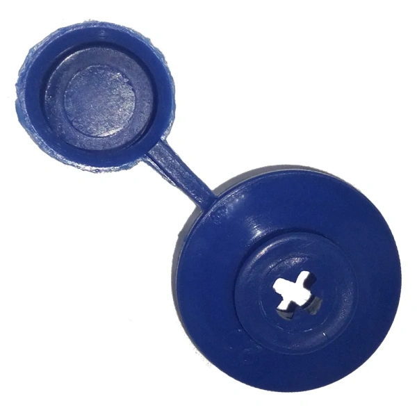 Шайба кровельная  с колпачком СИНЯЯ (250)