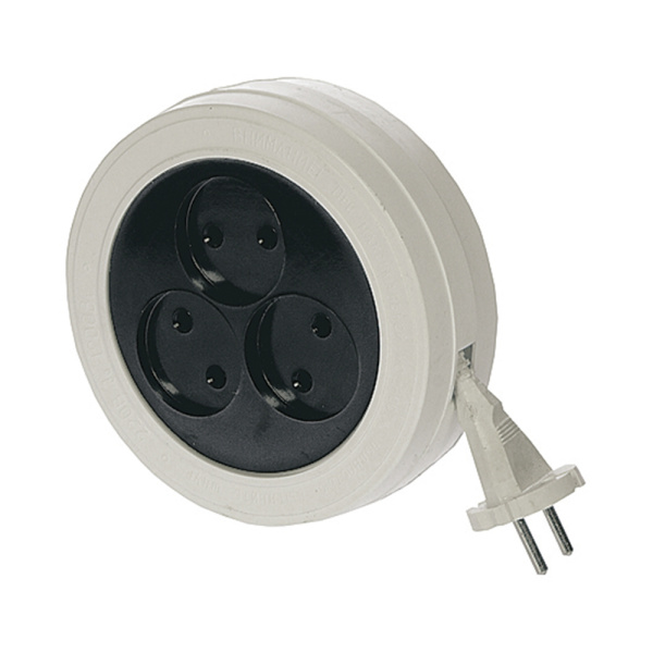 Удлинитель бытовой РУЛЕТКА 05,0 м (3 гнезда)