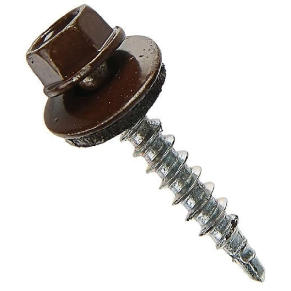 Саморез кровельный 4,8 х 29 (8017 коричневый) 3500