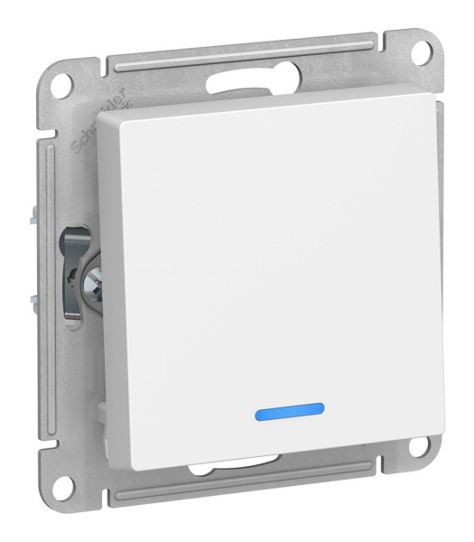 Выкл. скрытый 1-ый/индикатор ATLASDESIGN (белый) Выкл. скрытый 1-ый/индикатор ATLASDESIGN (белый)