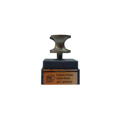 Фреза полустержневая STF 1014  08 х 32 х 16(R 8)