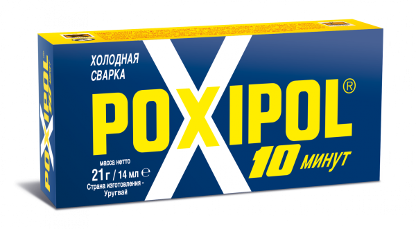 Клей POXIPOL, 14 мл (металлический)  (240)