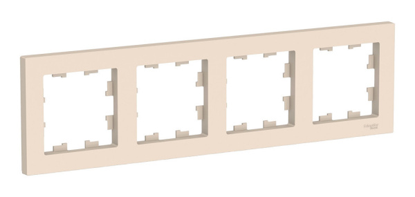 Рамка 4 - постовая ATLASDESIGN (бежевая) Рамка 4 - постовая ATLASDESIGN (бежевая)