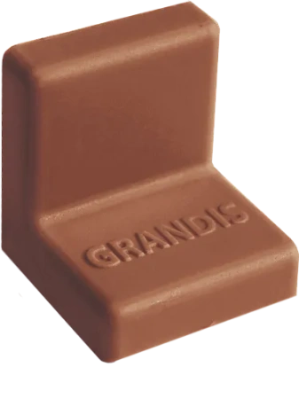 Уголок с заглушкой 25х25 Вишня