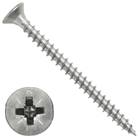 Саморез универсальный 4,0 х 25 (белый)