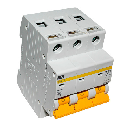 Автомат/выкл 3 - полюсной IEK 25 А