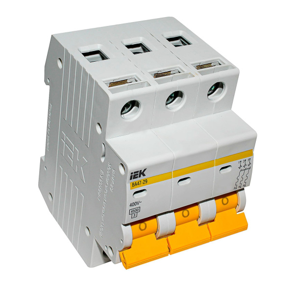 Автомат/выкл 3 - полюсной IEK 10 А