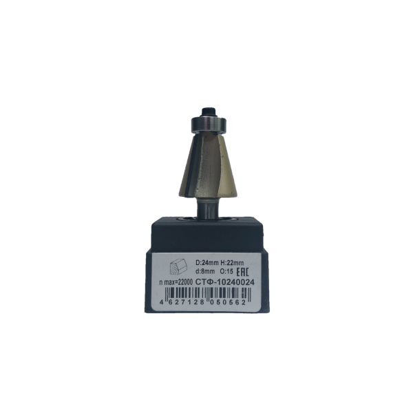 Фреза кромочная конусная STF 1024  08 х 24 х 22