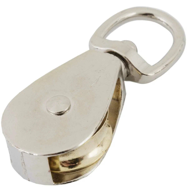 Блок одинарный  мет. с вертлюгом  D 20